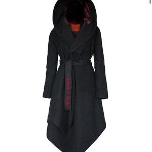 Tower Trinity Coat with fur lining, labeled 4x closer to Canadian sizing 2x